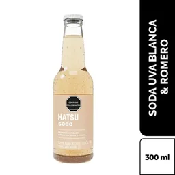 Hatsu Soda Uva Blanca y Romero 300 mL