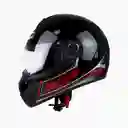 Casco Integral Centra Negro-Rojo-Gris AP10 Talla M