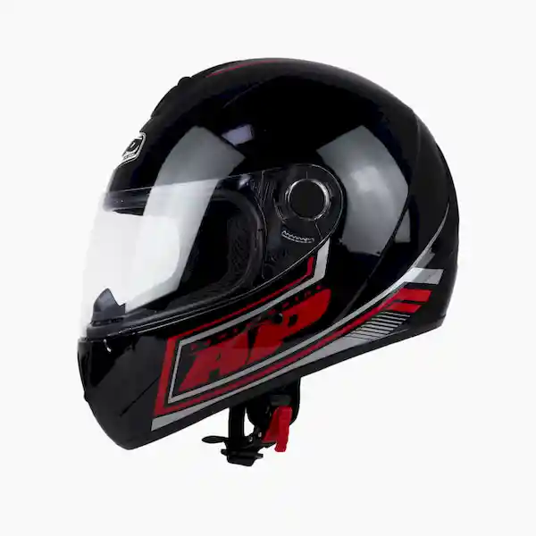 Casco Integral Centra Negro-Rojo-Gris AP10 Talla M