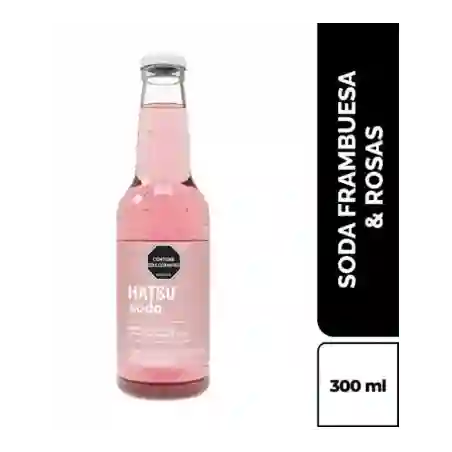 Soda Hatsu Frambuesa y Rosas 300 ml
