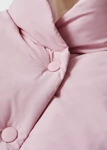 Abrigo Anorak Copo5 Rosa Pastel Talla 67 Niños Mango