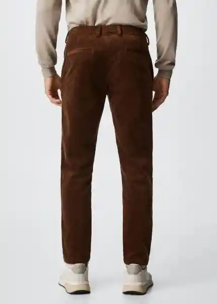 Pantalón Berdam Tabaco Talla 42 Hombre Mango