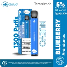 Glucloud Vape Blueberry Large / 1300 Puffs