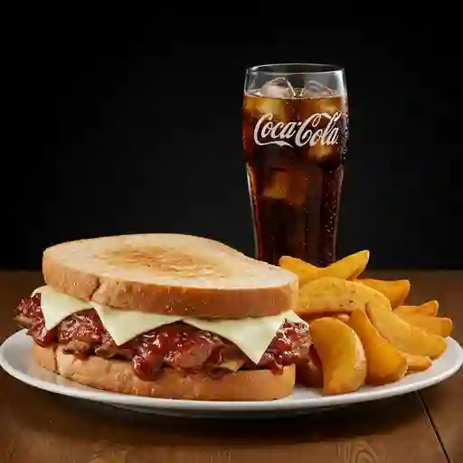 Sándwich de Costilla + Coca Cola