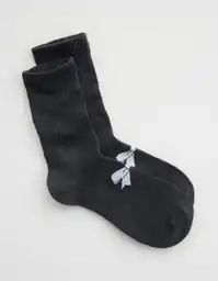 Medias Aerie Negro Talla One Size 9084082 American Eagle