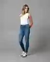 Jean Jegging Mujer Azul Denim Medio Talla 16 41075 Rifle