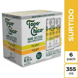 Hard Seltzer TopoChico Surtido 355ml x 6 Unds