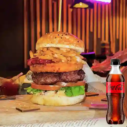 Combo Hamburguesa Forajida + Coca-Cola ZERO 400ml