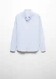 Camisa Oxford6 Azul Talla 19 Teen Niños Mango