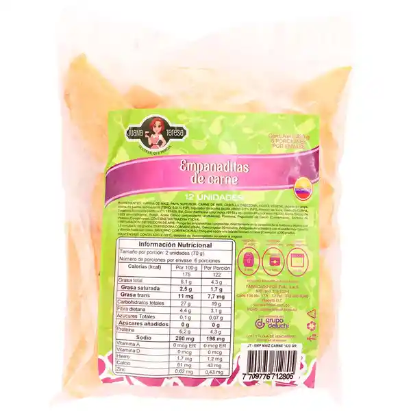 Juana Teresa Empanada de Carne Caseras