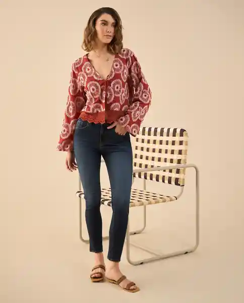 Jean Azul Prusia Oscuro Talla 6 672G015 Esprit