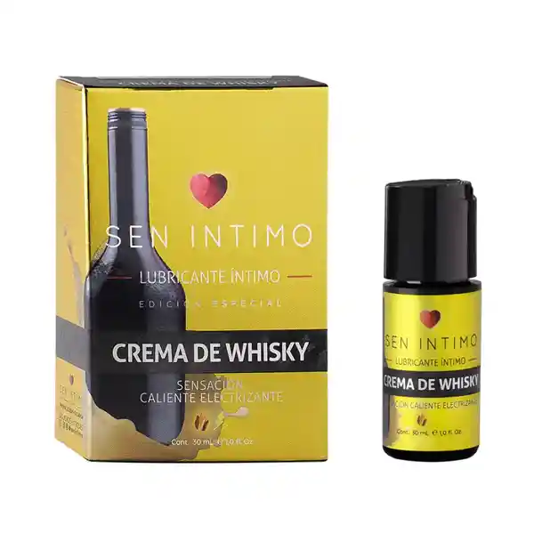 Sen Íntimo Lubricante Caliente Electrizante Crema de Whisky