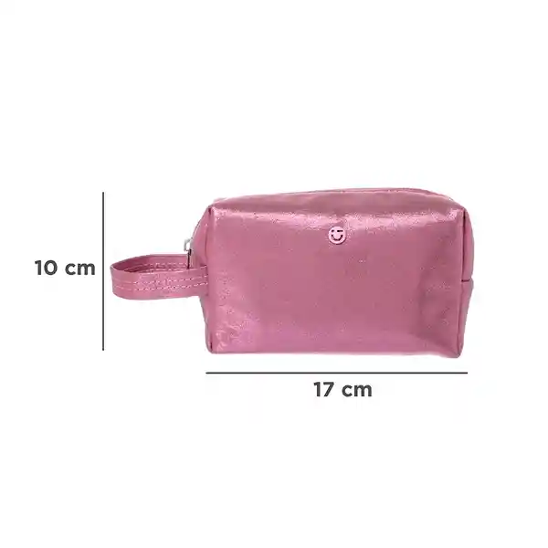 Cosmetiquera Rosa Serie Miniso