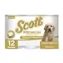 Papel Higiénico Scott Premium Comfort Triple Hoja 12 Rollos
