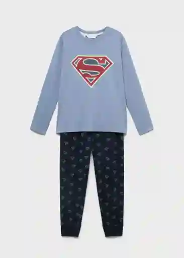 Pijama Pack Superman Azul Talla 06 Niños Mango