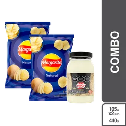 Combo Papa Margarita Natural + Fruco Mayonesa Artesanal