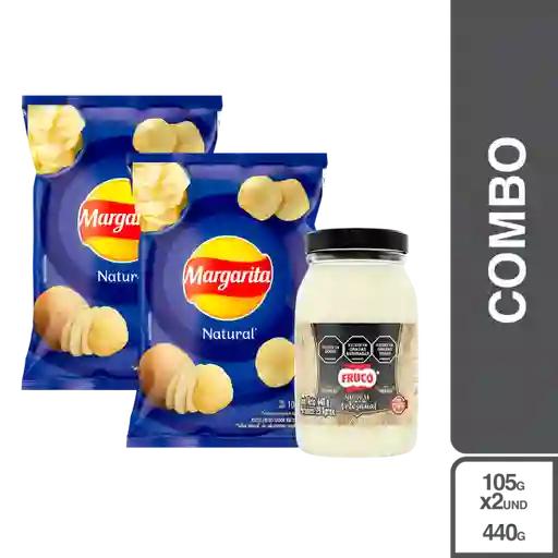 Combo Papa Margarita Natural + Fruco Mayonesa Artesanal