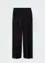 Pantalón Greta Negro Talla 34 Mujer Mango