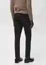Pantalón Bologna Negro Talla 40 Hombre Mango