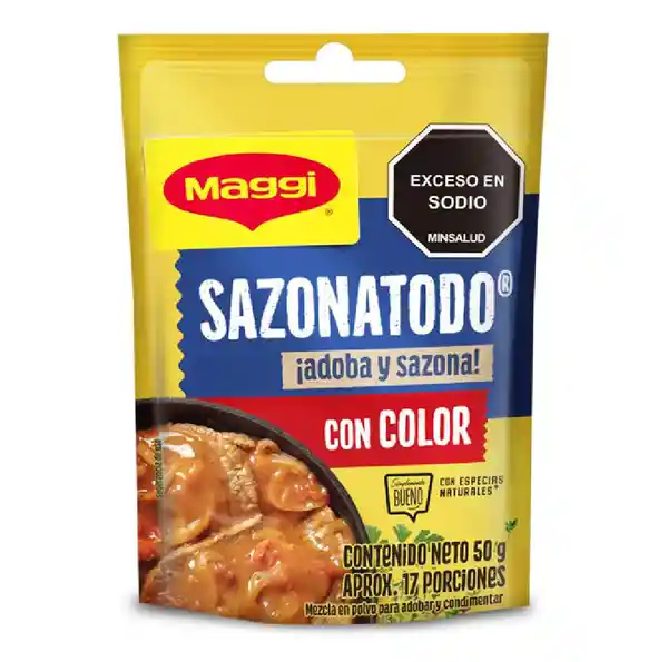 Maggi Sazonador Sazonatodo Con Color