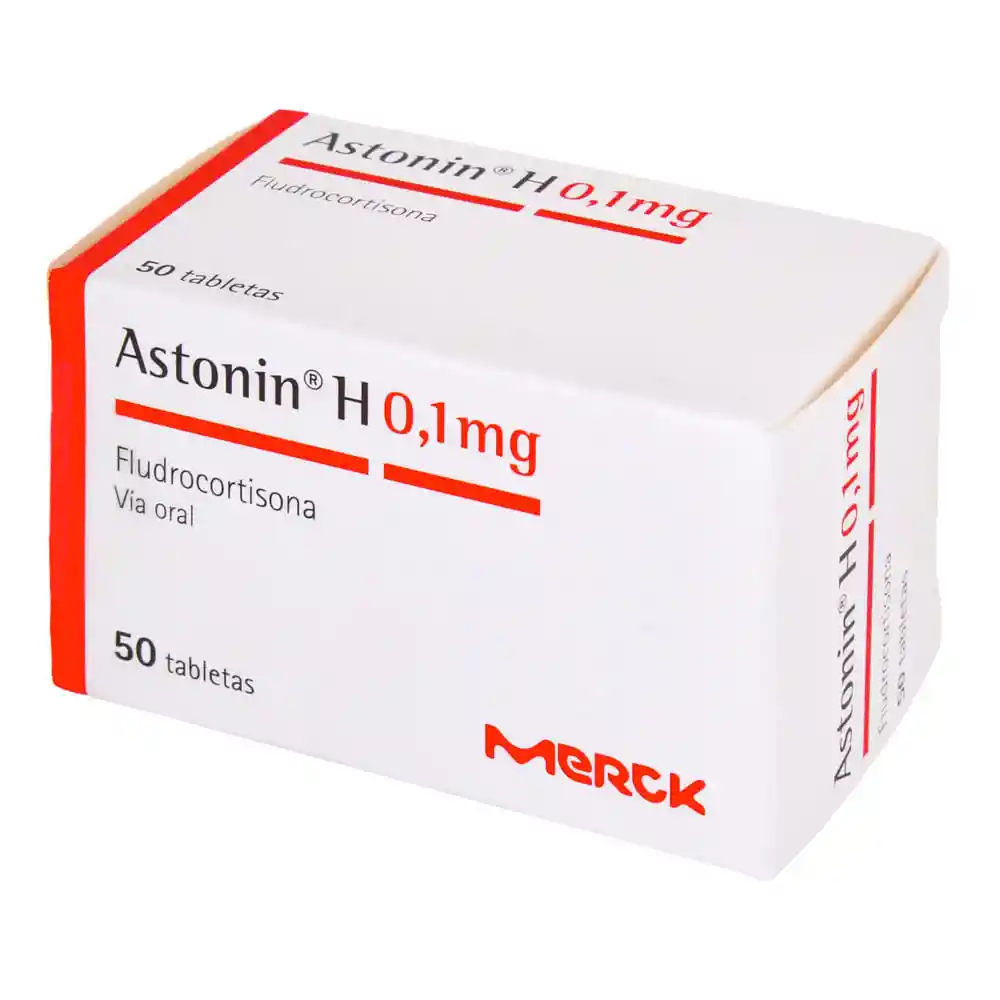 Astonin H Mineralocorticoide (0.10 mg) 50 Tabletas