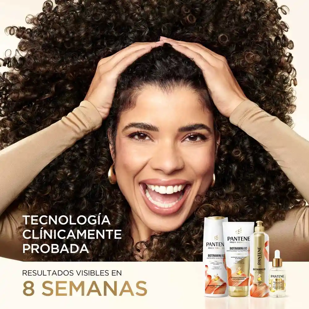 Pantene Shampoo Anticaída + Biotinamina B3 Cabello Débil