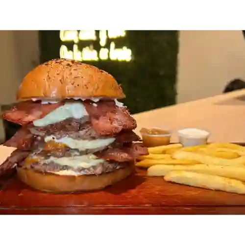 Triple Bacon Cheese Burger