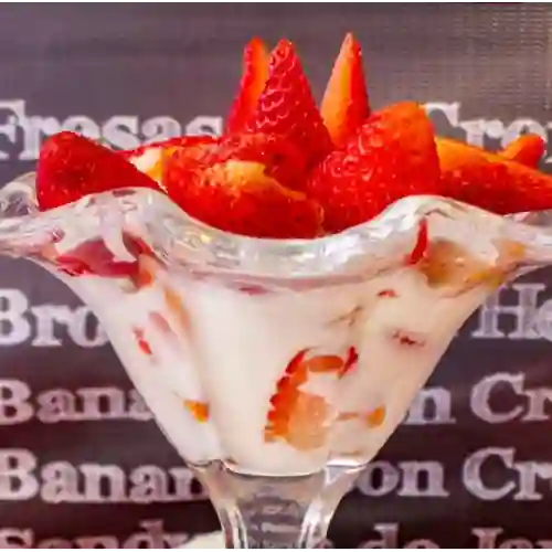 Fresas con Crema