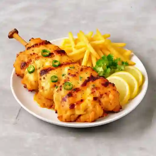 Chuzo De Pollo Gratinado