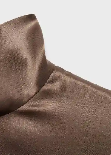 Blusa Lunas Topo Talla S Mujer Mango