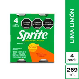 Gaseosa Sprite Original la Solar x 269ml
