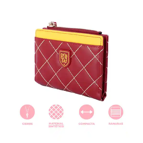 Cartera Con Diseño Rombos Serie Harry Potter Gryffindor Miniso