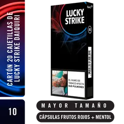 Lucky Strike Cigarrillos Cartón De Daiquiri X 10