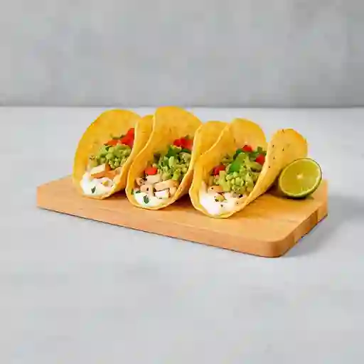 Tacos de Pollo X4