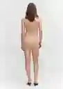 Vestido Toma Nude Talla M Mujer Mango