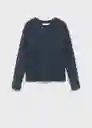 Camiseta Mari Petroleo Talla 10 Niñas Mango