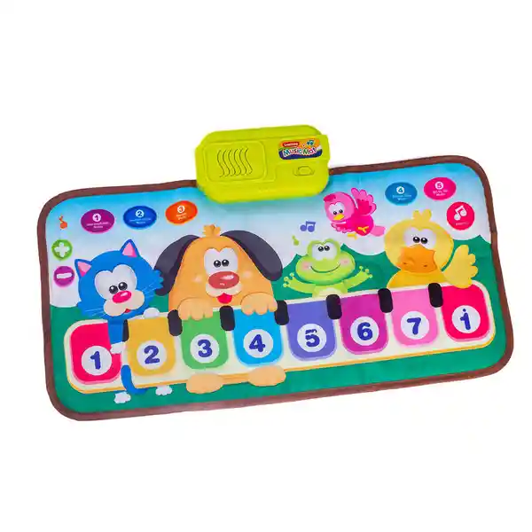 Monkey Tapete Piano Musical Didáctico Para Bebés Mat