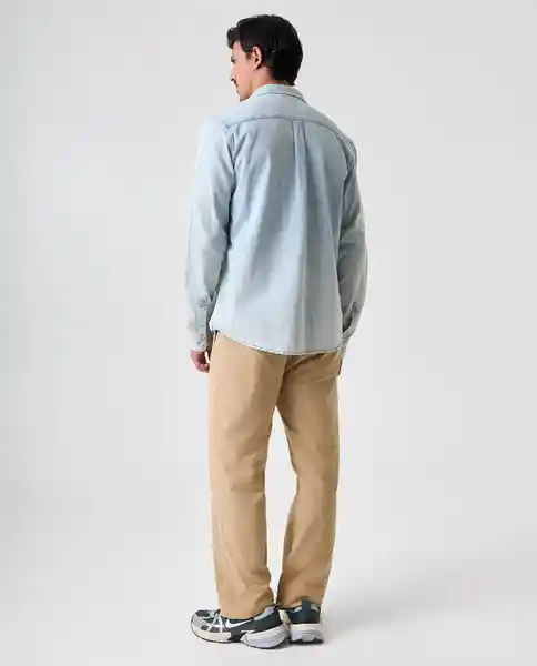 Camisa Hombre Azul Talla M 512G000_AZU114604 Americanino
