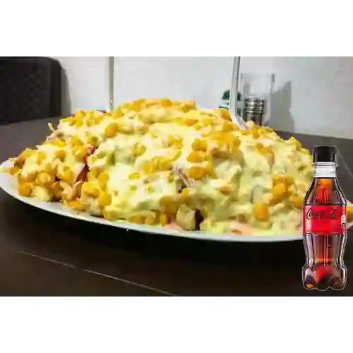 Combo Mazorcada de Pollo + Coca Cola Sin Azúcar 250ML