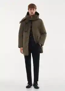 Abrigo Parka Space Khaki Talla L Hombre Mango