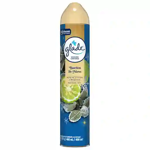 Glade Ambientador Edición Limitada Sueños Nieve Aerosol 400 mL