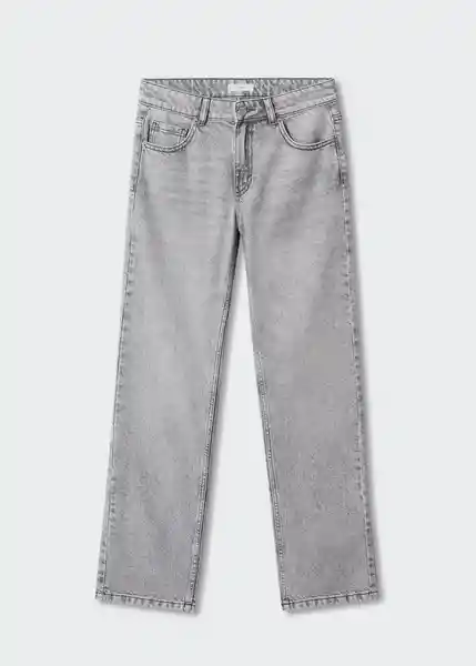 Pantalón Jean Low Tejano Gris Talla 18 Mango Teen Girl Mango