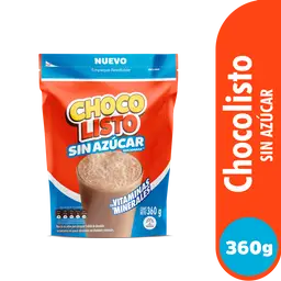 Chocolisto Mezcla en Polvo Sabor a Chocolate sin Azúcar