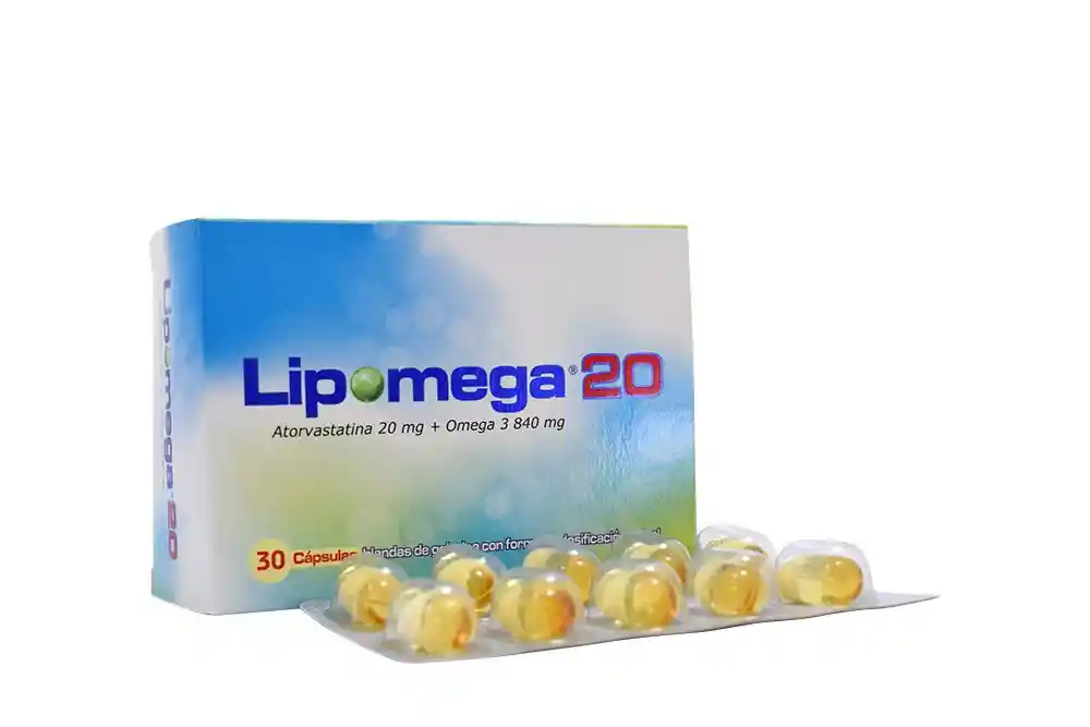 Lipomega Cápsulas (20 mg/ 840 mg)