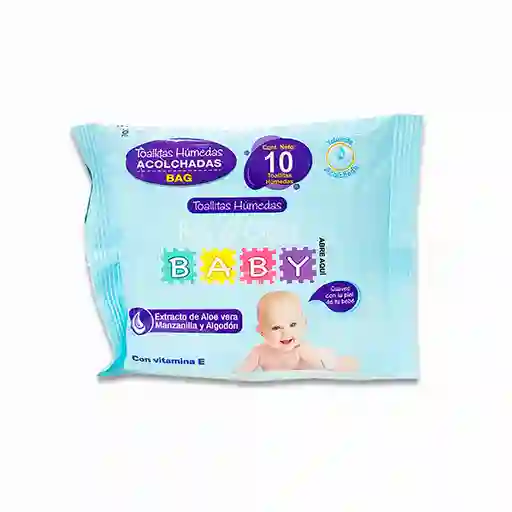 TOALLITAS HUMEDAD BEBE 10UNIDADES