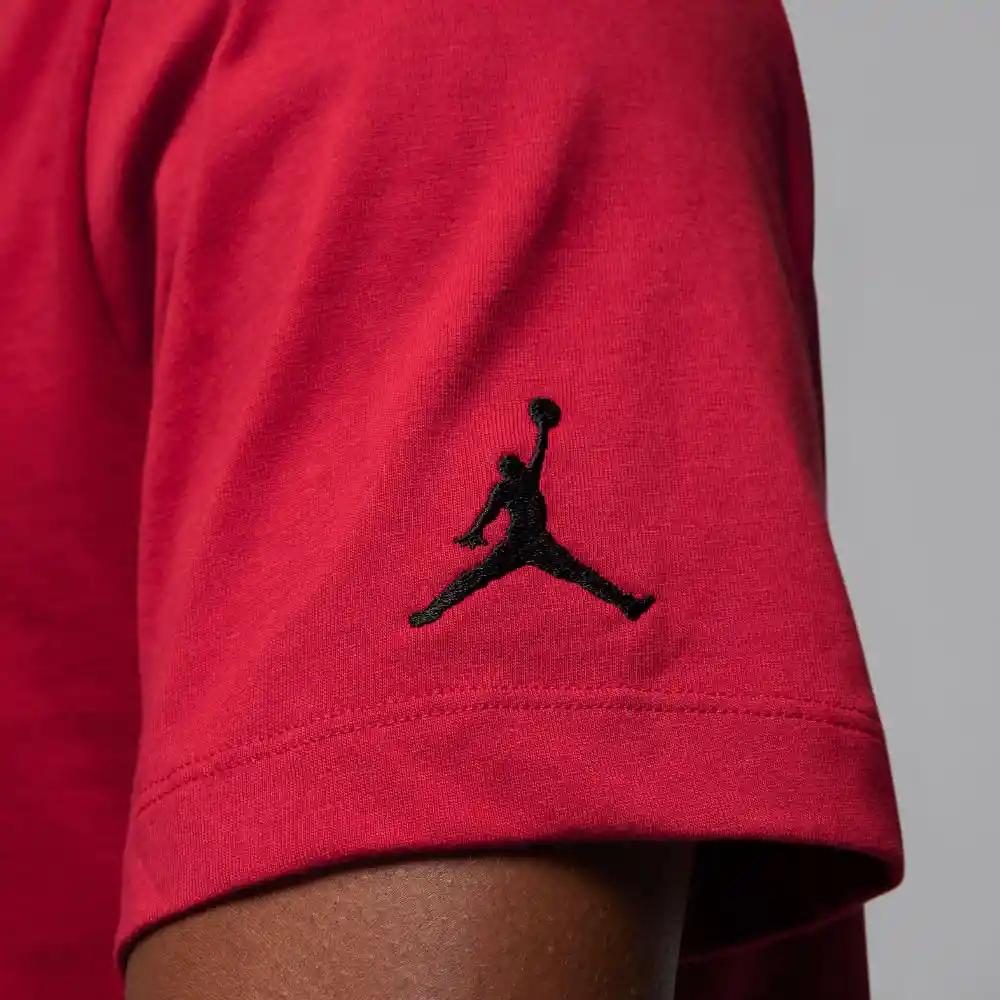 Nike Camiseta J Emb Jordan Air Crew Hombre Rojo XL