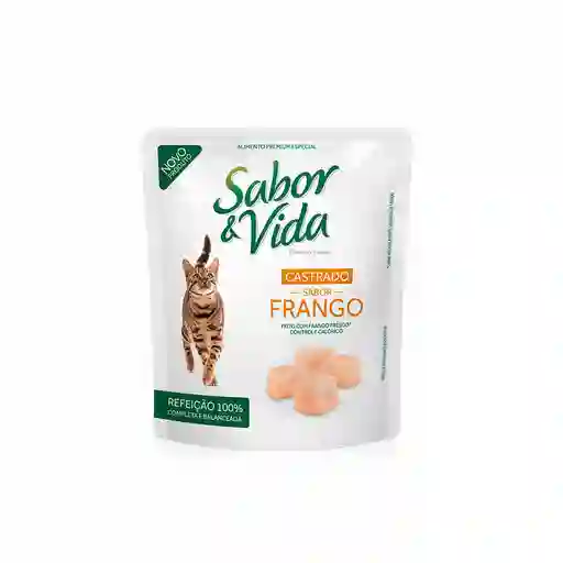 Sabor Y Vida Alimento Para Gato Adulto Castrados Sabor A Pollo