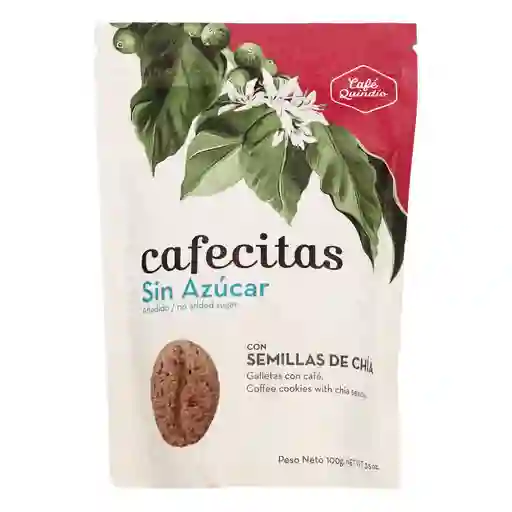 Cafecitas Galletas de Café sin Azúcar