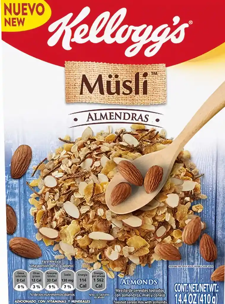 Müsli Kellogg Cereal Almendras
