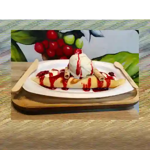 Crepes frutos rojos